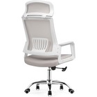 Компьютерное кресло Klit металл/сетка, хром/серый 58x58x112 см 10509425