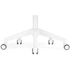 Компьютерное кресло Kolin с подушкой металл/экокожа/пластик, белый/прозрачный 46x64x86 см - фото 121969939