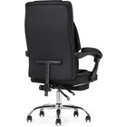 Кресло для руководителя Born металл/экокожа, хром/черный 61x66x102 см - фото 123120418