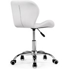 Компьютерное кресло Trizor металл/экокожа, хром/белый 53x53x69 см 10510424