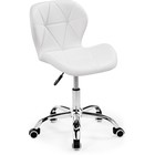 Компьютерное кресло Trizor металл/экокожа, хром/белый 53x53x69 см 10510424
