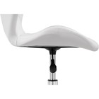 Компьютерное кресло Trizor металл/экокожа, хром/белый 53x53x69 см 10510424