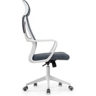 Компьютерное кресло Golem пластик/ткань/сетка, белый/серый 68x63x112 см - фото 121575720