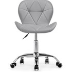 Компьютерное кресло Trizor металл/экокожа, хром/серый 53x53x69 см 10510439