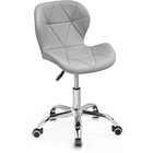 Компьютерное кресло Trizor металл/экокожа, хром/серый 53x53x69 см 10510439
