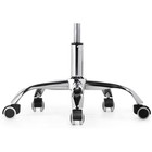 Компьютерное кресло Trizor металл/экокожа, хром/серый 53x53x69 см 10510439