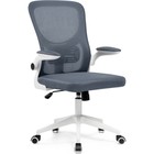 Компьютерное кресло Konfi пластик/ткань/сетка, белый/темно-серый 60x66x102 см - фото 110662912