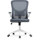 Компьютерное кресло Konfi пластик/ткань/сетка, белый/темно-серый 60x66x102 см - фото 121575757