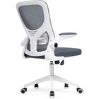 Компьютерное кресло Konfi пластик/ткань/сетка, белый/темно-серый 60x66x102 см - фото 121575760