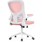 Компьютерное кресло Konfi пластик/ткань/сетка, белый/розовый 60x66x102 см - Фото 5
