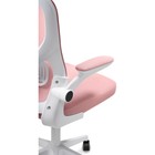 Компьютерное кресло Konfi пластик/ткань/сетка, белый/розовый 60x66x102 см - Фото 10