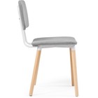 Стул деревянный Klint массив бука/ткань, натуральный/серый 43x58x82 см 10510476