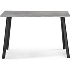 Стол деревянный Тринити Лофтметалл, бетон/черный 60x120x75 см - Фото 3