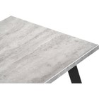 Стол деревянный Тринити Лофтметалл, бетон/черный 60x120x75 см - Фото 4