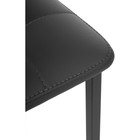 Стул на металлокаркасе Бекал металл/экокожа, черный/черный 39x51x84 см  (артикул 10510494)  большой выбор товаров оптом и в розницу по низким ценам с доставкой