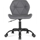 Компьютерное кресло Вальд металл/экокожа, черный/серый 47x54x70 см - фото 121575777