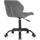 Компьютерное кресло Вальд металл/экокожа, черный/серый 47x54x70 см - фото 121575780