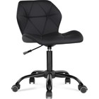 Компьютерное кресло Вальд металл/экокожа, черный/черный 47x54x70 см - фото 110662952