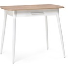 Стол деревянный Ревари металл, эврика/белый 60x90x76 см - Фото 1