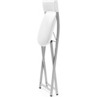 Стул на металлокаркасе Elevis металл/экокожа, серый/белый 38,5x52,5x77,5 см  (артикул 10510523)  большой выбор товаров оптом и в розницу по низким ценам с доставкой