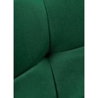 Стул на металлокаркасе Чилли металл/велюр, черный/зеленый 43,5x50x87,5 см 10510527