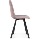 Стул для кухни «Чилли», на металлокаркасе, цвет чёрный/розовый - Фото 3