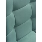 Стул на металлокаркасе Чилли металл/велюр, черный/зеленый 43,5x50x87,5 см 10510532