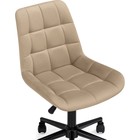 Кресло для руководителя Честер металл/велюр, черный/бежевый 49x60x84 см - Фото 6
