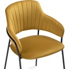 Стул для кухни «Инклес», на металлокаркасе, цвет чёрный/жёлтый - Фото 5