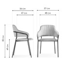 Стул для кухни «Инклес», на металлокаркасе, цвет чёрный/жёлтый - Фото 7