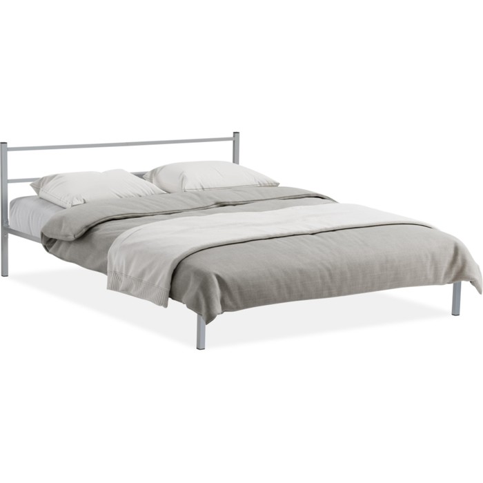 Кровать Фади металл, серый 1400х2000 - Фото 1