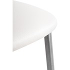 Стул на металлокаркасе Goki металл/экокожа, серый/белый 40x53x89 см  (артикул 10510582)  большой выбор товаров оптом и в розницу по низким ценам с доставкой