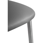 Стул на металлокаркасе Goki металл/экокожа, серый/серый 40x53x89 см 10510583