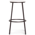 Стул барный Drezegomad, 410×410×750 мм, металл/экокожа, цвет серый/белый - Фото 2