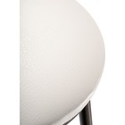 Стул барный Drezegomad, 410×410×750 мм, металл/экокожа, цвет серый/белый - Фото 3