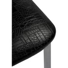 Стул на металлокаркасе Bozanak металл/экокожа, серый/черный 37x50x94 см  (артикул 10510592)  большой выбор товаров оптом и в розницу по низким ценам с доставкой