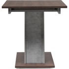 Стол деревянный Тирион ЛДСП, дуб табак/серый 80x120x78 см  (артикул 10510609)  большой выбор товаров оптом и в розницу по низким ценам с доставкой