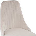 Стул на металлокаркасе Kora металл/велюр, белый/бежевый 47x57x89 см  (артикул 10510625)  большой выбор товаров оптом и в розницу по низким ценам с доставкой