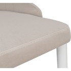 Стул на металлокаркасе Kora металл/велюр, белый/бежевый 47x57x89 см  (артикул 10510625)  большой выбор товаров оптом и в розницу по низким ценам с доставкой