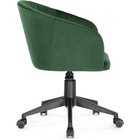 Компьютерное кресло Тибо пластик/велюр, черный/зеленый 60x60x81 см 10510637