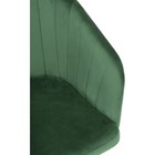 Компьютерное кресло Тибо пластик/велюр, черный/зеленый 60x60x81 см 10510637