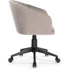 Компьютерное кресло Тибо пластик/велюр, черный/бежевый 60x60x81 см 10510639