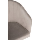 Компьютерное кресло Тибо пластик/велюр, черный/бежевый 60x60x81 см 10510639