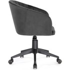 Компьютерное кресло Тибо пластик/велюр, черный/графит 60x60x81 см - Фото 3