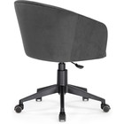 Компьютерное кресло Тибо пластик/велюр, черный/графит 60x60x81 см - Фото 4