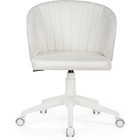 Компьютерное кресло Пард пластик/экокожа, белый/белый 59x60x78 см - фото 123120554