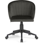 Компьютерное кресло Пард пластик/велюр, черный/графит 59x60x78 см - фото 121575811