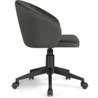 Компьютерное кресло Пард пластик/велюр, черный/графит 59x60x78 см - фото 121575813