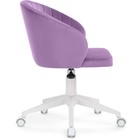 Компьютерное кресло Пард пластик/велюр, белый/фиолетовый 59x60x78 см 10510648