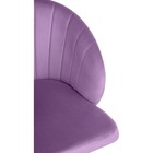 Компьютерное кресло Пард пластик/велюр, белый/фиолетовый 59x60x78 см 10510648